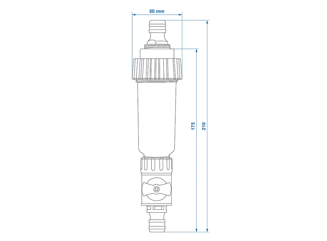 Waterfilter kraan met extra filter