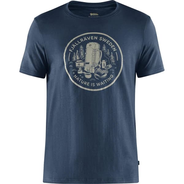 T-shirt FJALLRAVEN FIKAPAUS T-SHIRT M NAVY