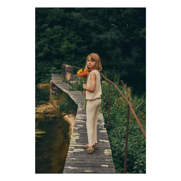 Poudre Organic Pantalon Gesse Maille | Ecru