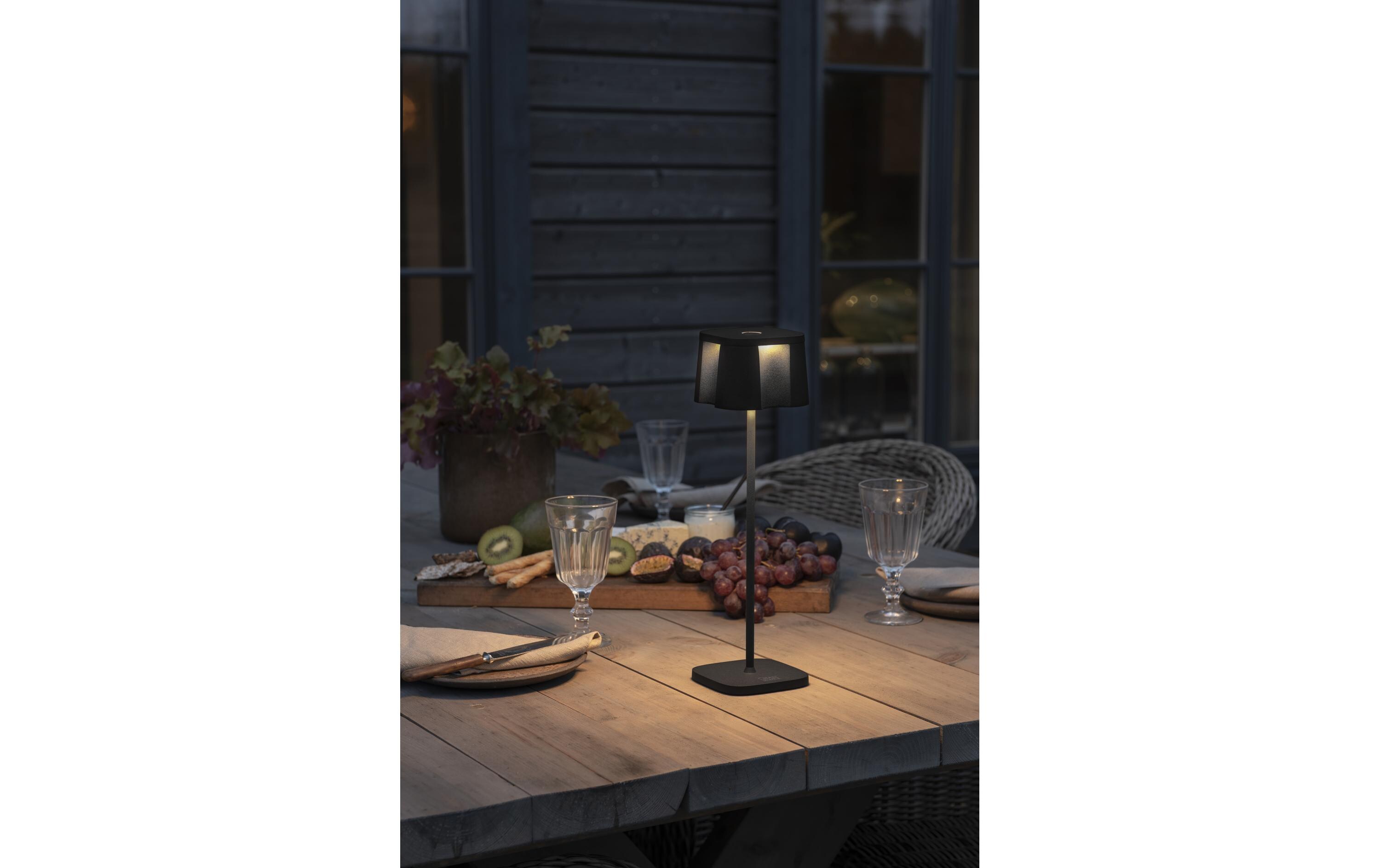 Tischleuchte Nice USB, SchwarzOutdoor-Leuchte