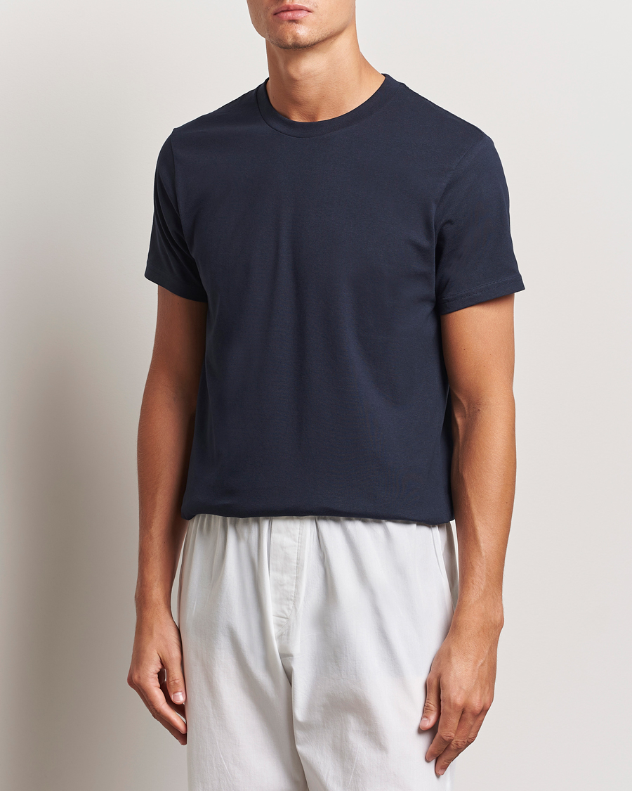 Bread & Boxers Crew Neck Regular T-Shirt Dark Navy