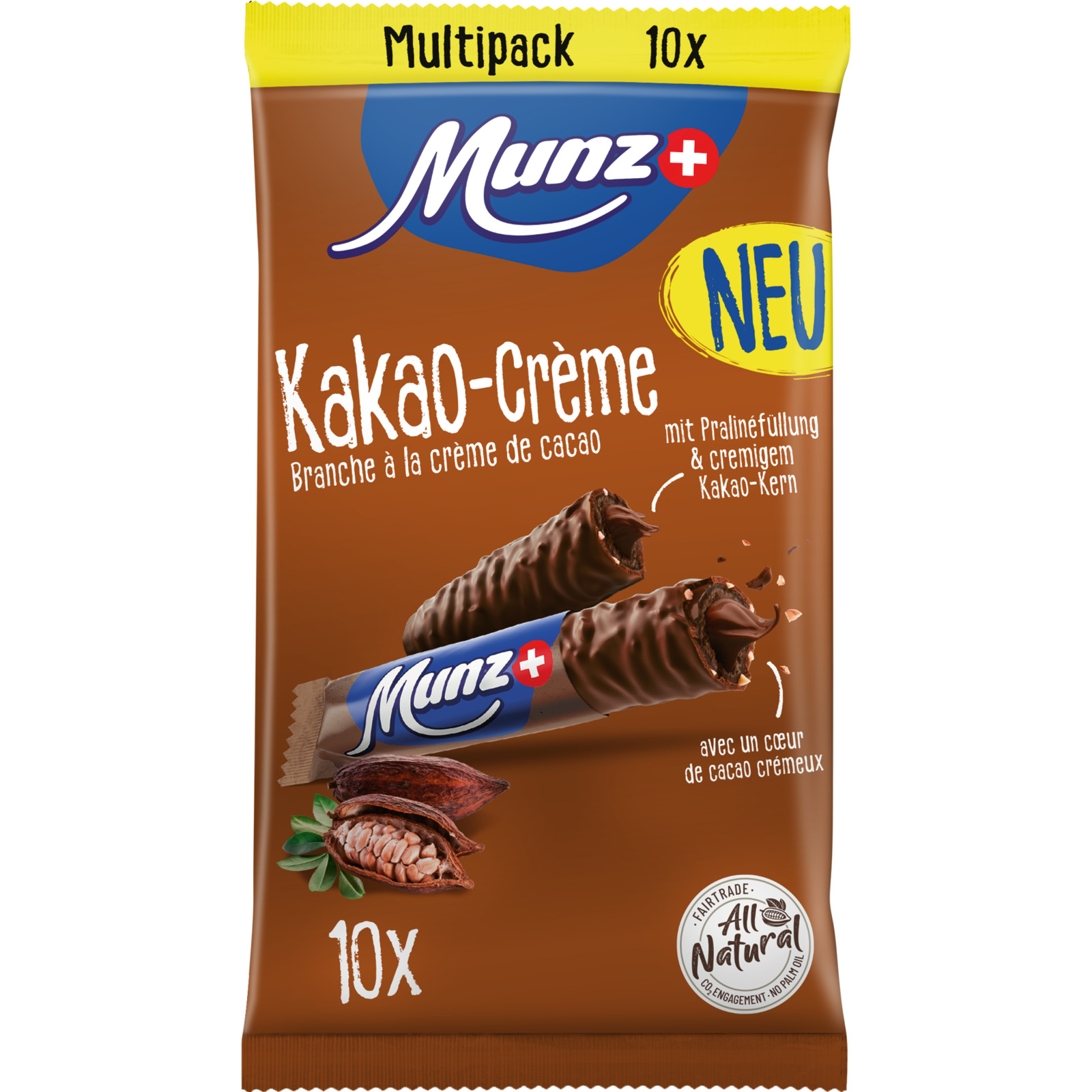 Munz Prügeli Kakao Créme 10x23g