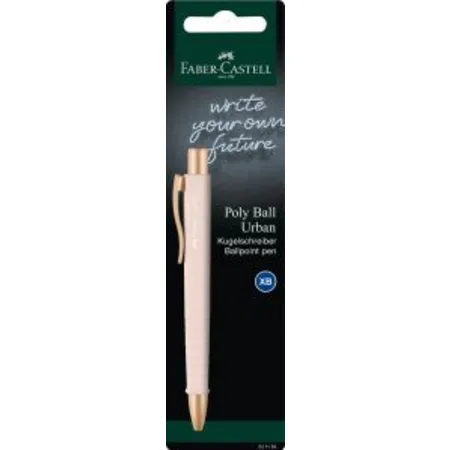 Faber-Castell Kugelschreiber Poly Ball Urban Black, 1 Stück, 5-fach sortiert