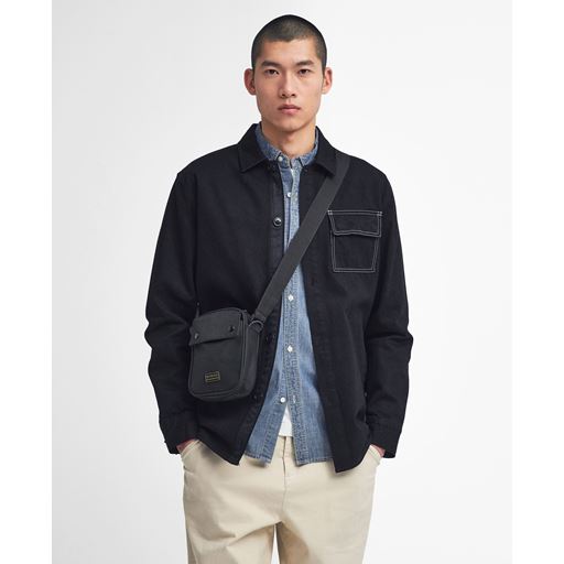 Barbour International Knockhill Essential Crossbody Taske, Black