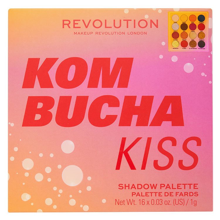 Revolution Beauty Revolution Hot Shot Shadow Kombucha Kiss Palette 16x1g