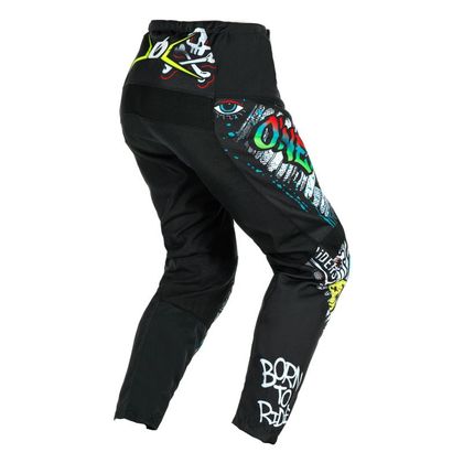 Pantalon cross O'Neal ELEMENT YOUTH - RANCID V24 - Noir / Blanc
