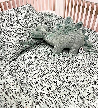 Nørgaard Madsens Bettwäsche - Erwachsen - Dunkelgrün m. Dinosaur