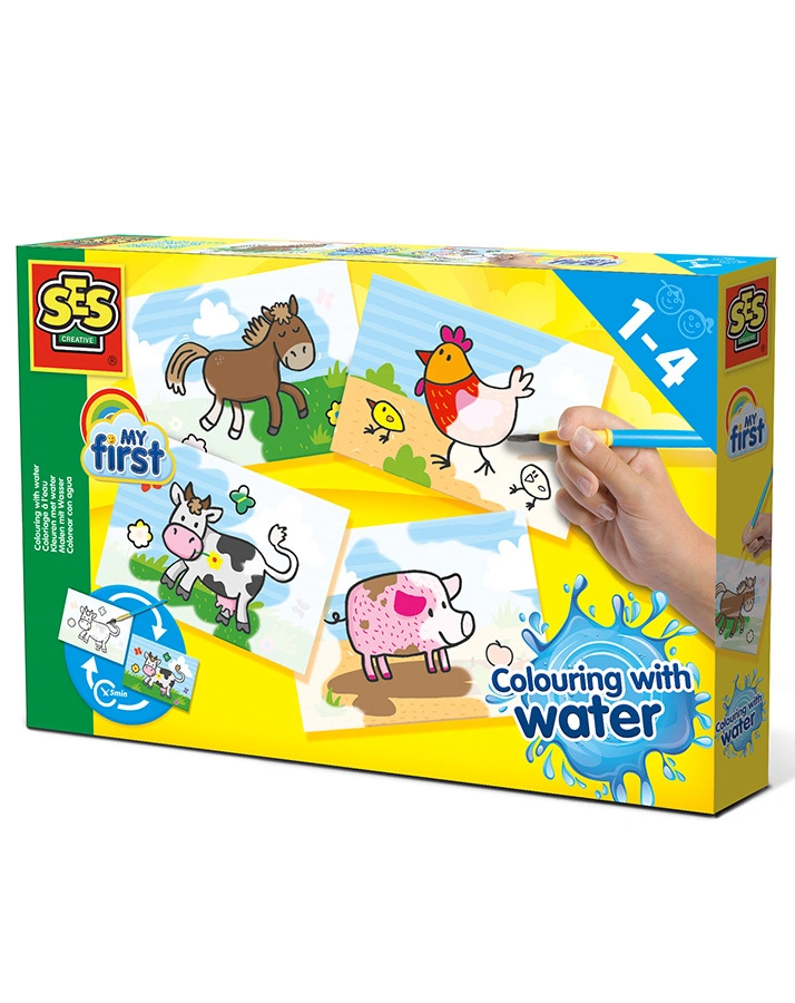 Myfirst – MALEN MIT WASSER – BAUERNHOFTIERE in bunt