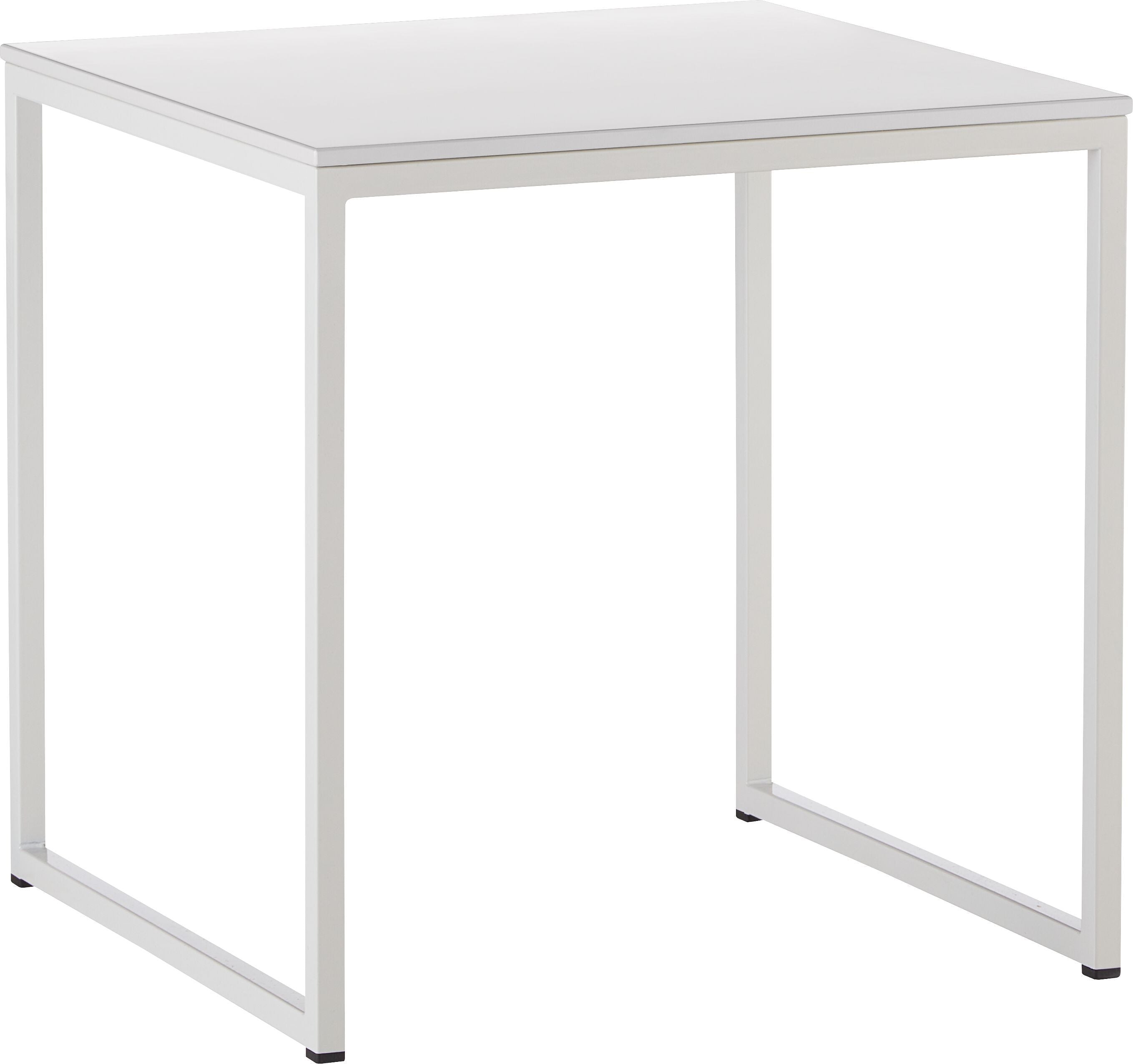 AVEA Beistelltisch - grau / grau / B: 40.0 cm x T: 40.0 cm x H: 41.0 cm