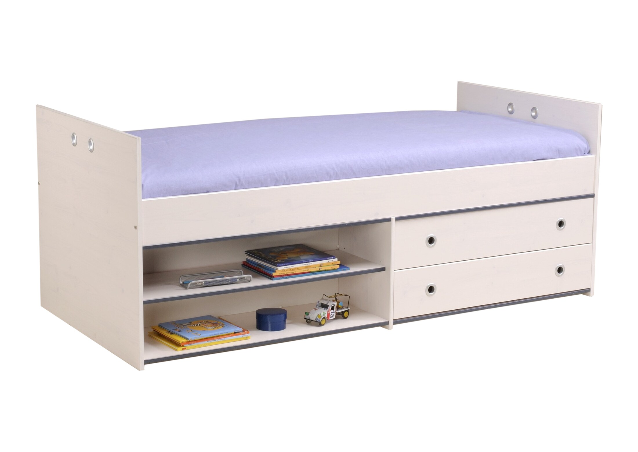 Parisot Einzelbett mit Stauraum 