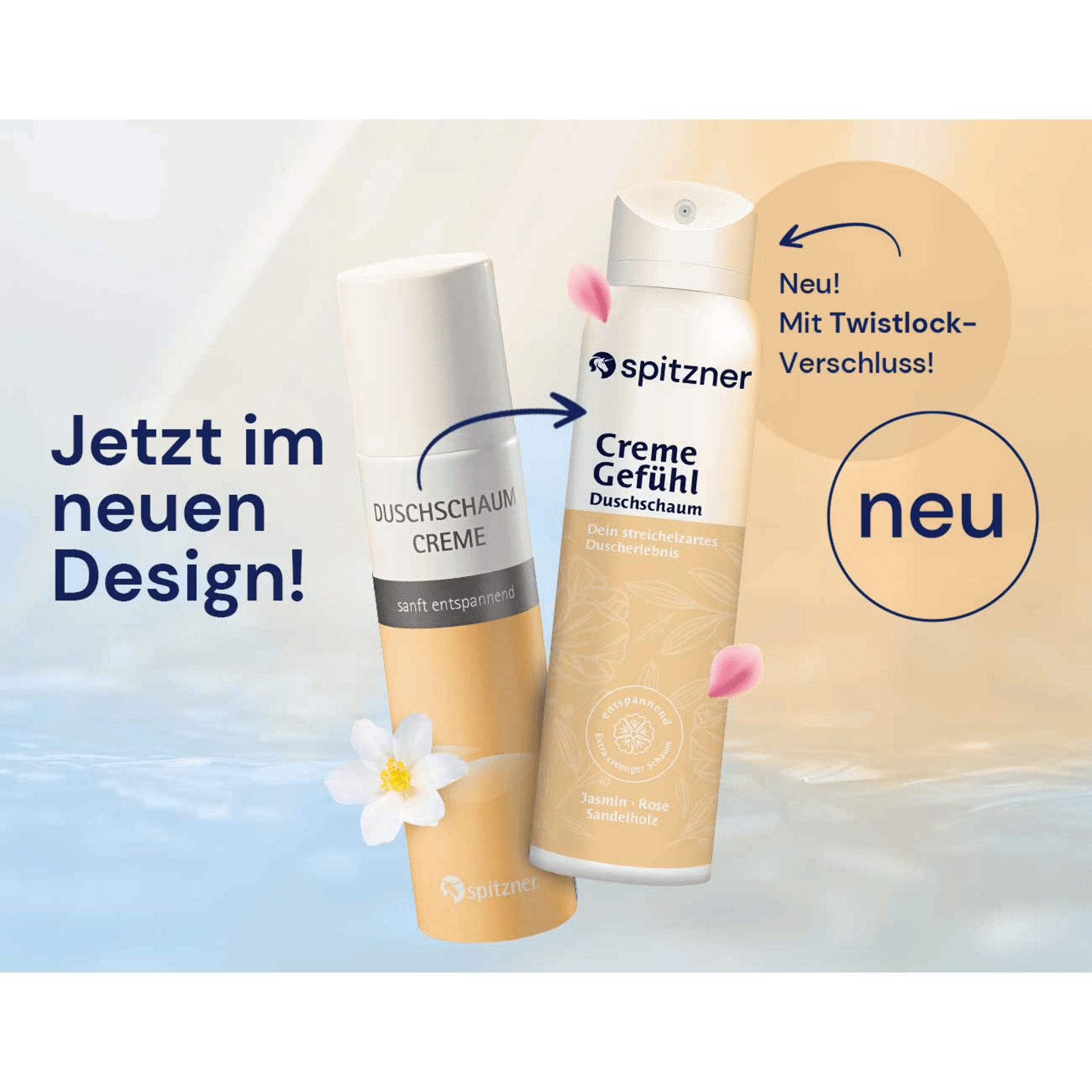 Duschschaum Creme Gefühl (50ml)