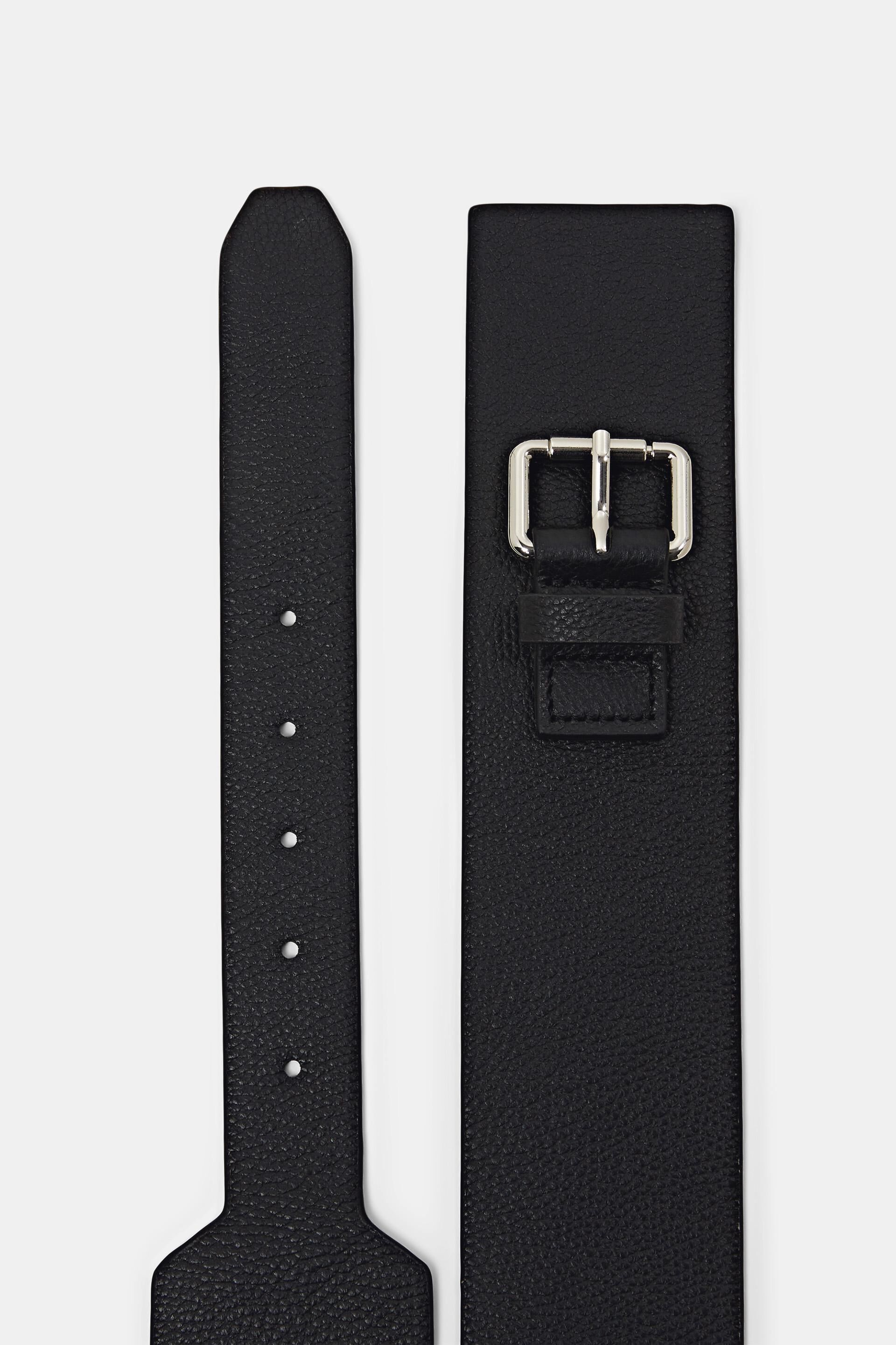 Large ceinture en cuir