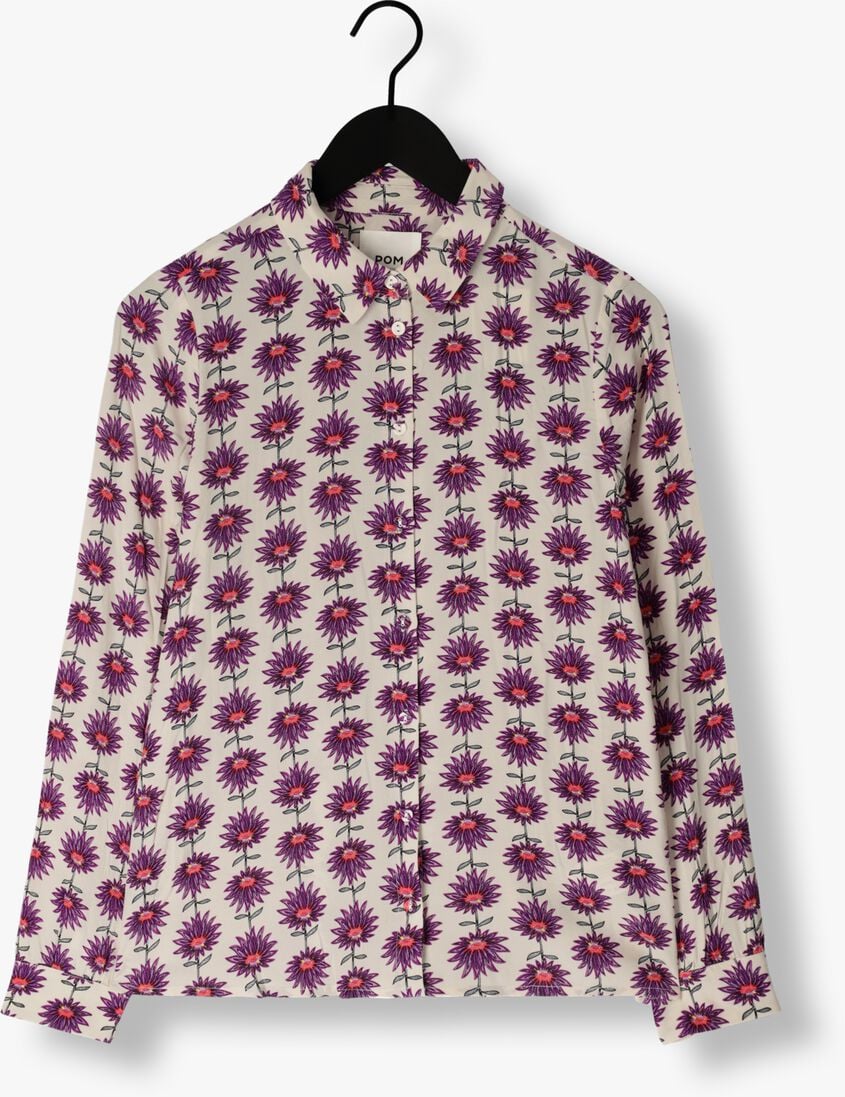 POM AMSTERDAM ecru pom amsterdam blouse mila flower ecru blouse