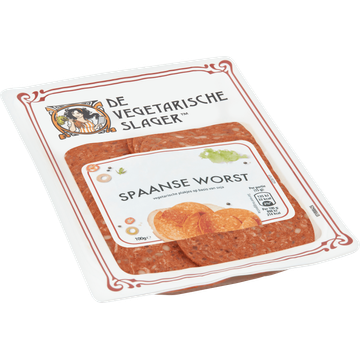 De Vegetarische Slager Spaanse Worst 100 g