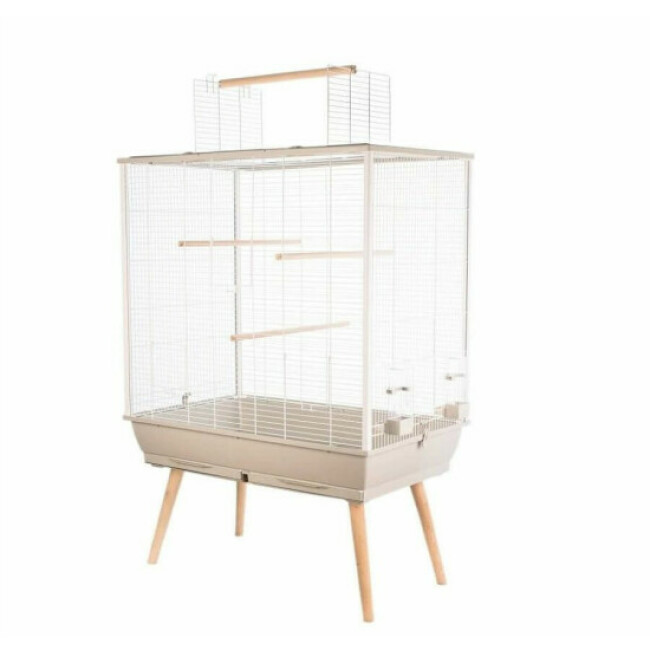 Bac beige de remplacement pour cage oiseau Neo Jili Zolux