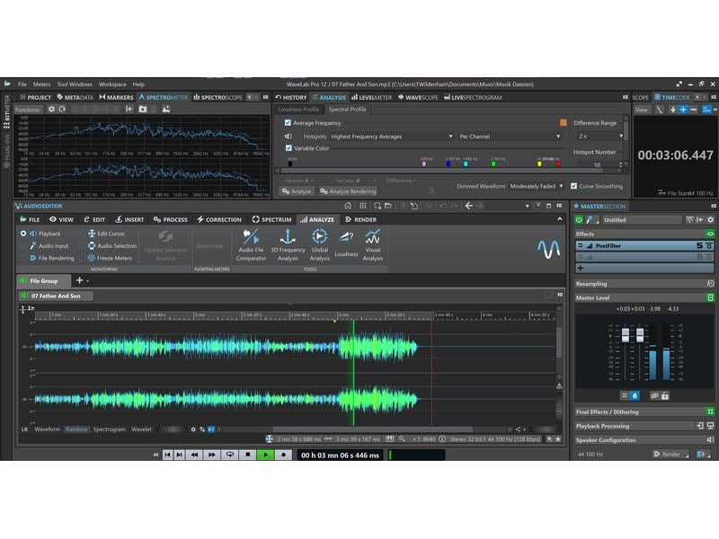 Steinberg Wavelab Pro 12 Audio Editing and Mastering Software