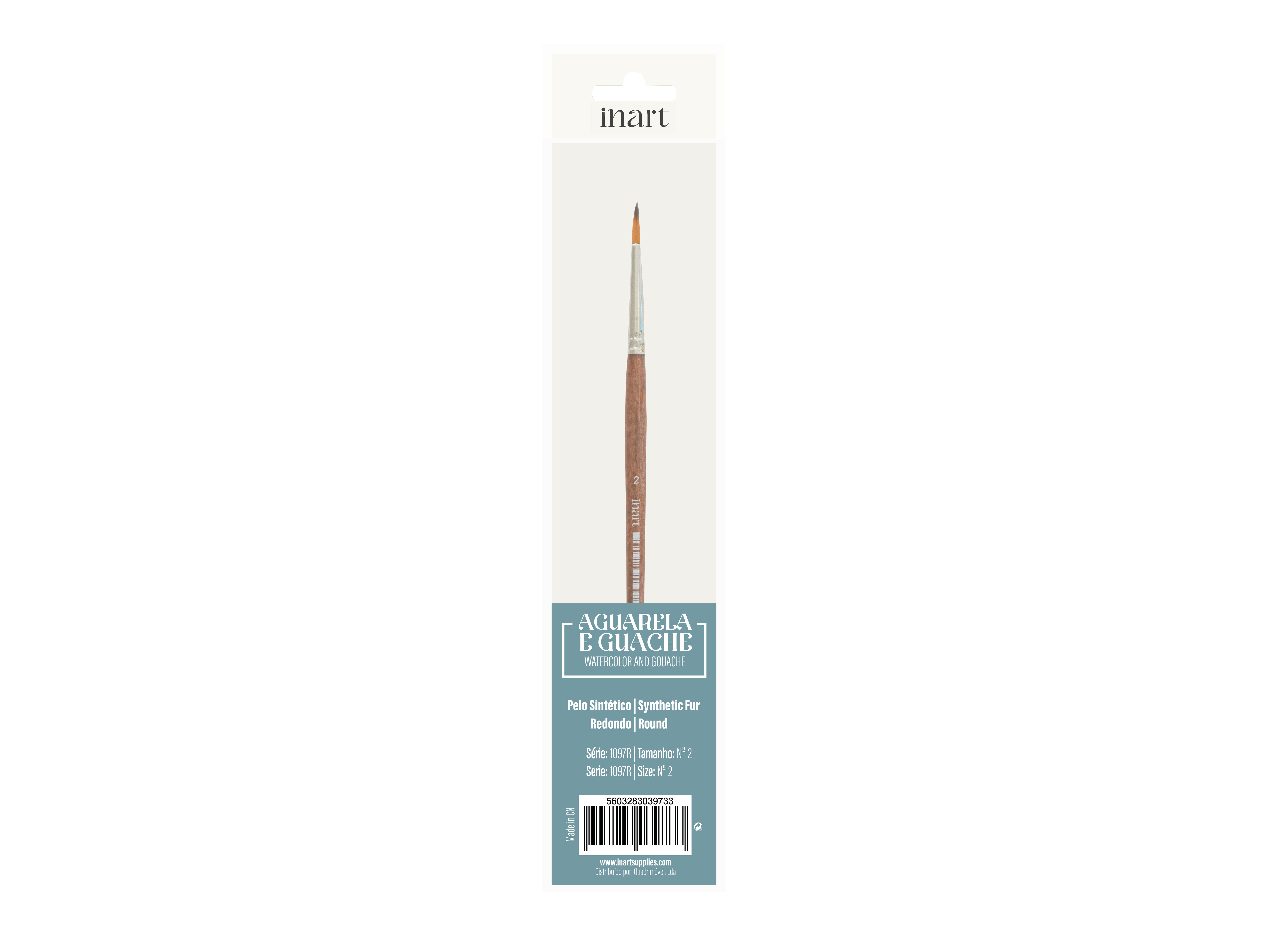 PINCEL SINTETICO INART REDONDO Nº2