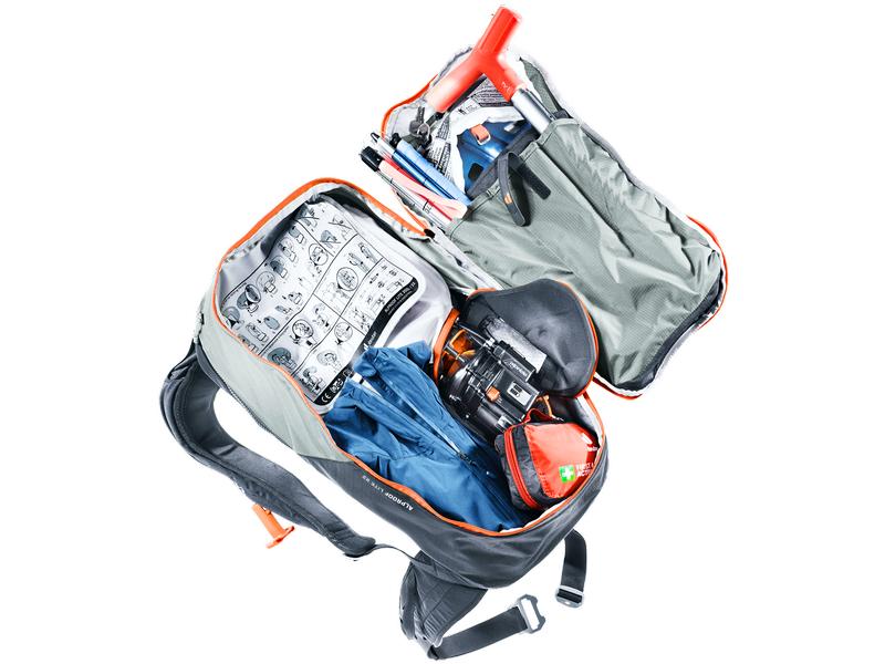deuter Rucksack Alproof Lite 22, Tin/Black Lawinenrucksack