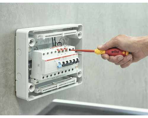 Wiha SoftFinish electric slimFix schroevendraaierset, sleuf en Pozidriv, 6-delig.