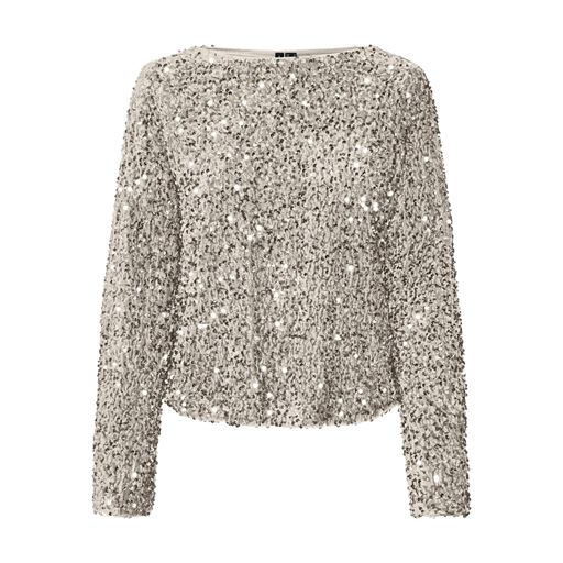Vero Moda Bella Bluse, Pumice Stone, S