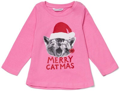 Luca & Lola Topp Merry Catbaby, Pink