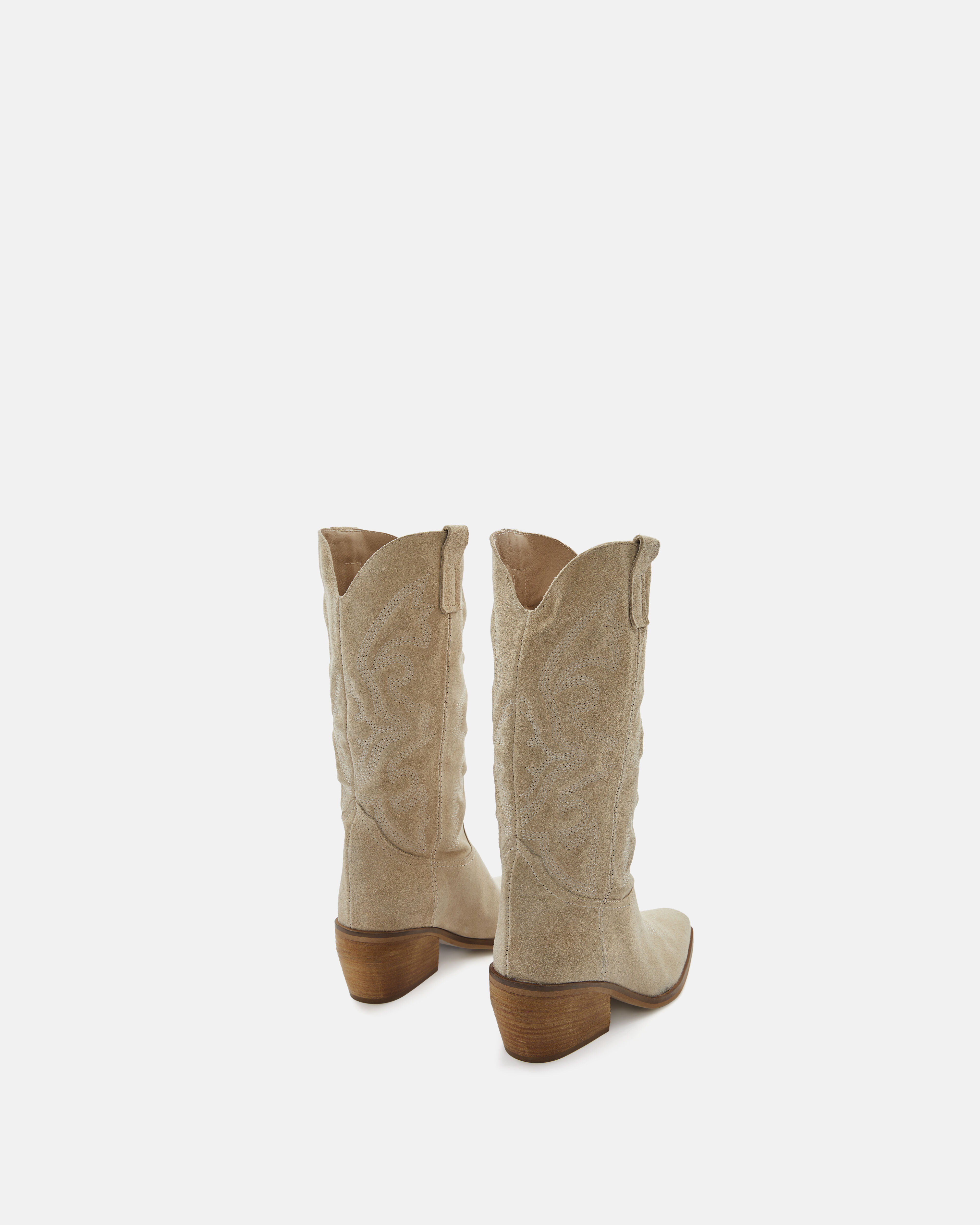BOOTS WESTERN LYREI Ecru