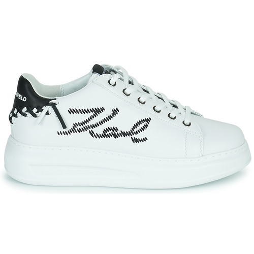 Karl Lagerfeld - KAPRI Whipstitch Lo Lace Blanco / Negro