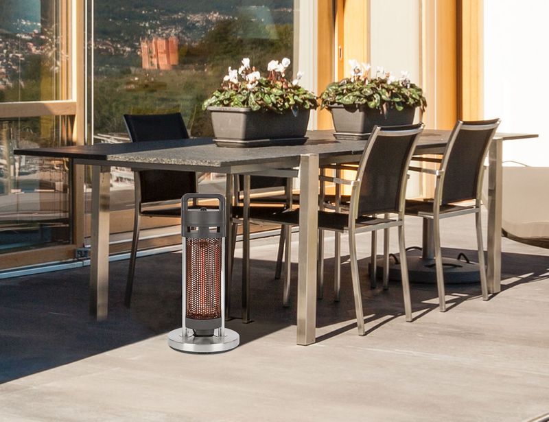 Practo Garden - Elektrische terrasverwarmer - Iris - Tafelmodel - 700 Watt