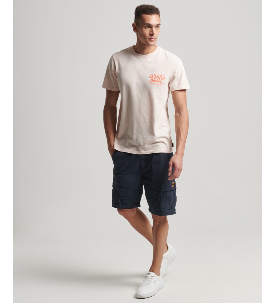 Camiseta Superdry Vintage Cooper Classic de manga curta rosa