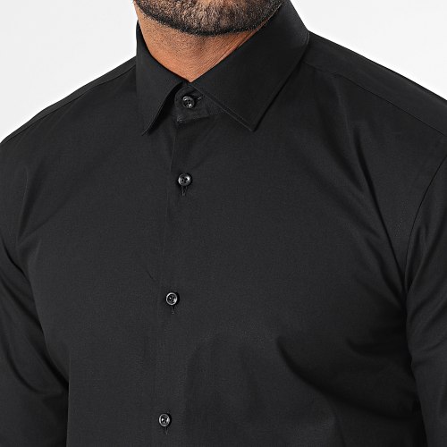 Chemises Manches Longues Slim Koey 50494531 Noir
