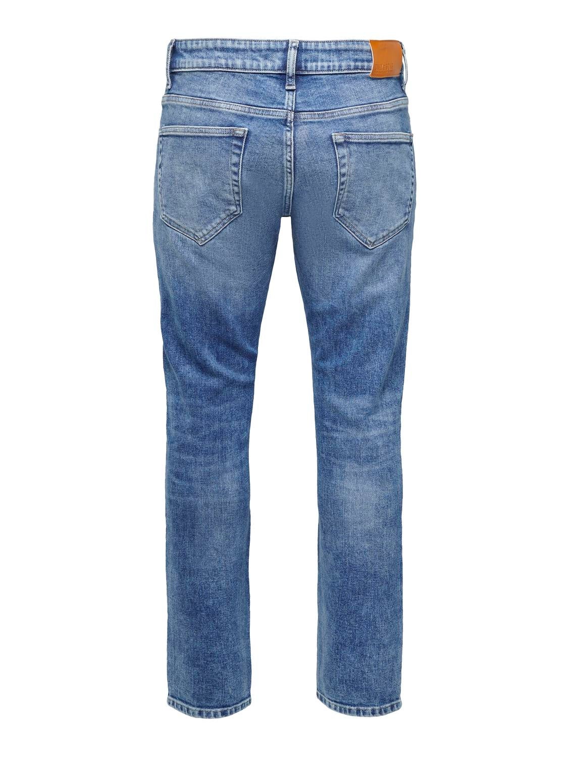 ONSWEFT Mittlere Taille Normal geschnitten Jeans Medium Blue Denim