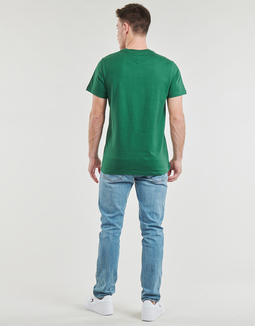 Tommy Jeans - TJM SLIM JERSEY C NECK EXT - Vert