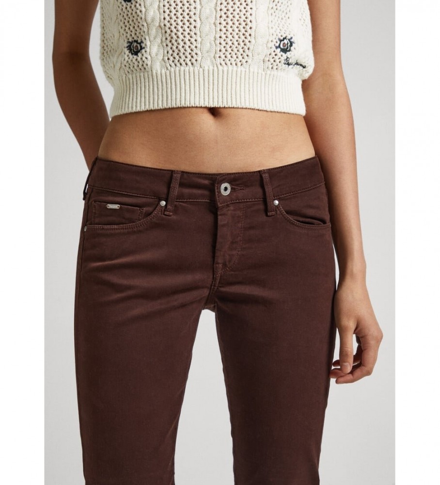 Calças Pepe Jeans Soho cor vinho