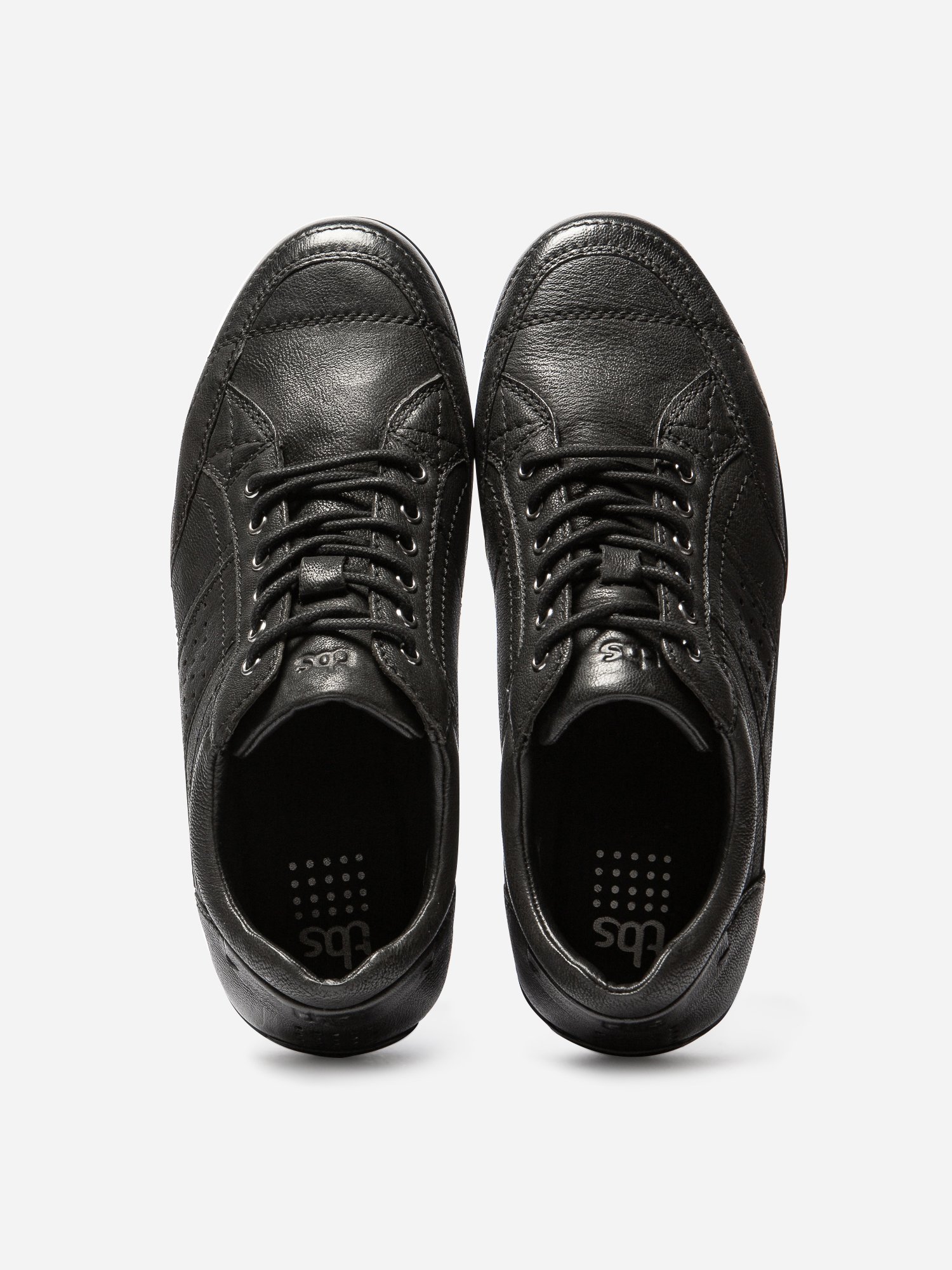 Tennis Homme Esprit Derby Cuir Noir