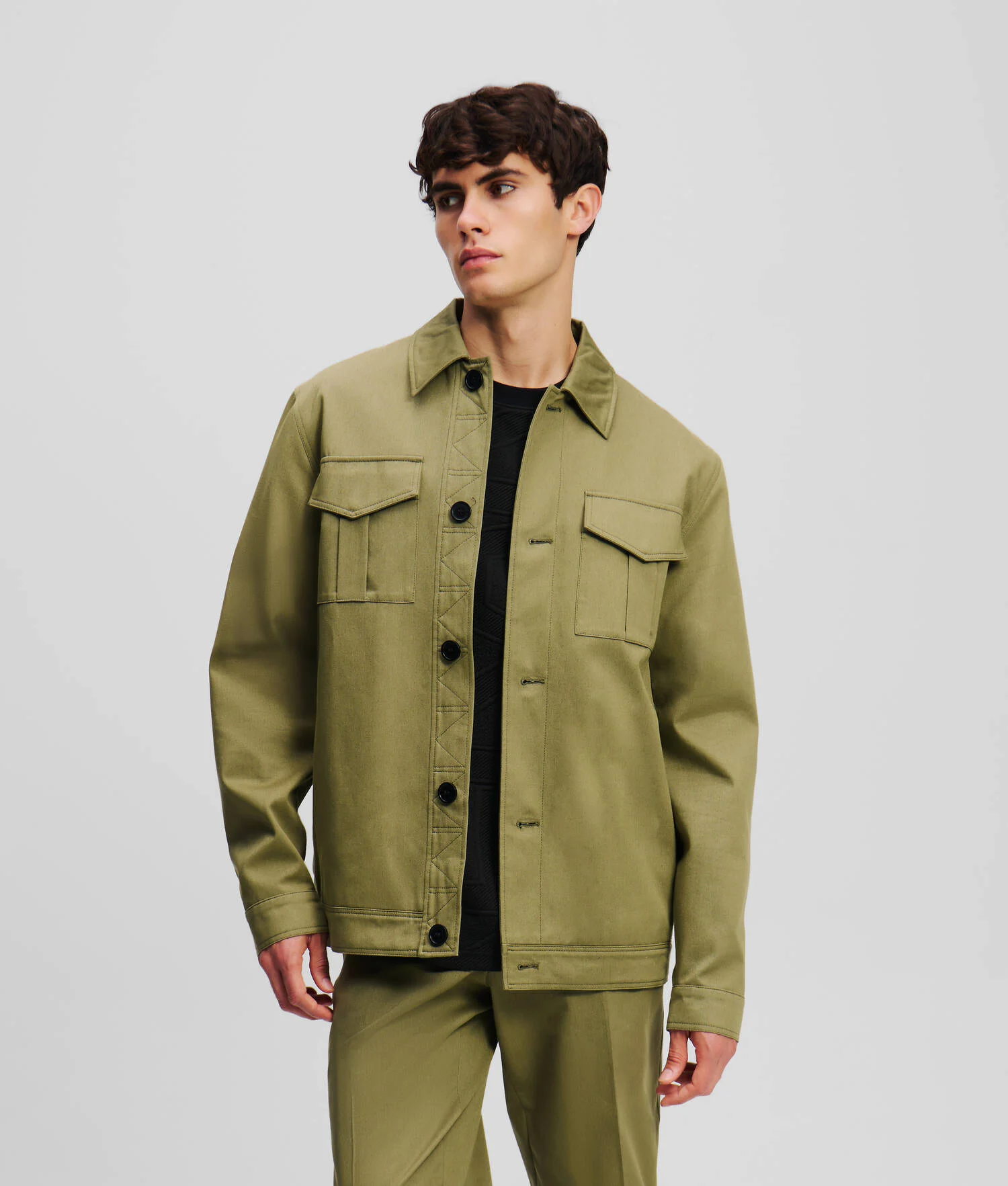 VESTE UTILITAIRE - Vert foncé