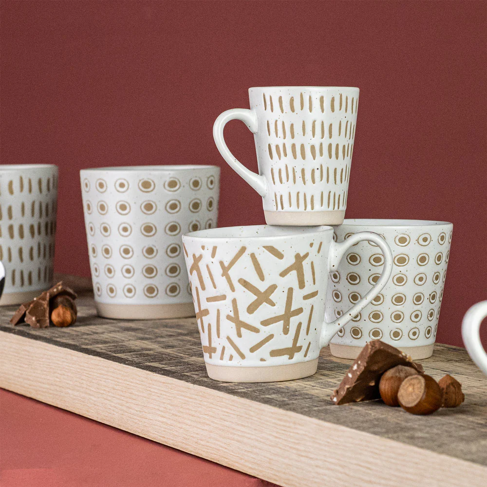 Coffret de 6 tasses Tara 10 cl Table passion