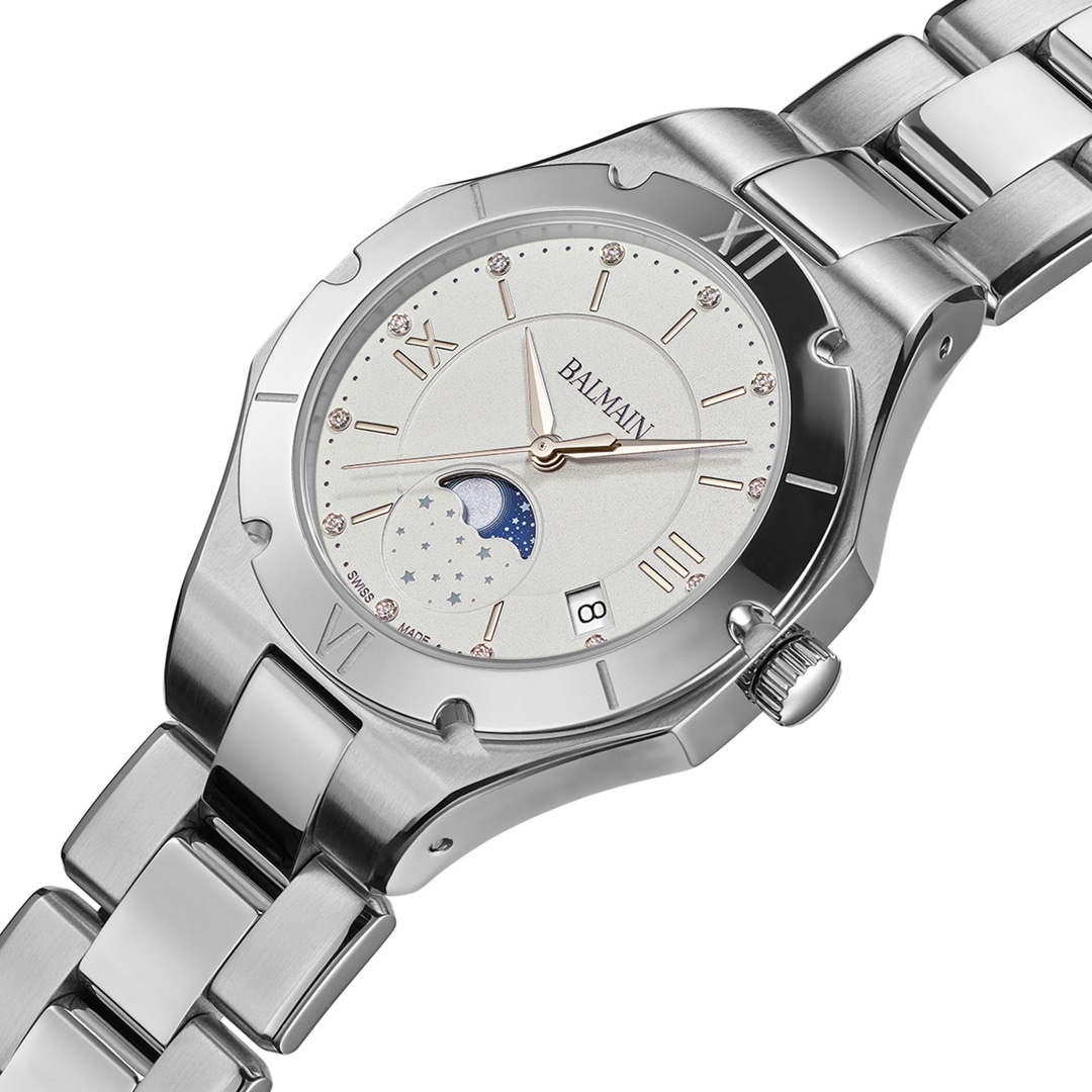 Balmain Be Balmain Moonphase Diamonds 33mm