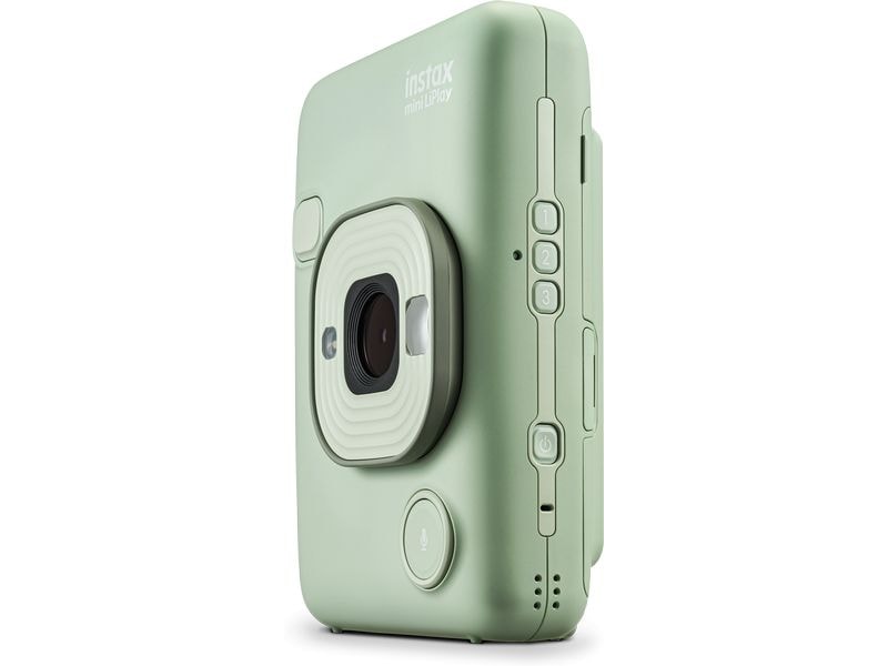 Fujifilm Fotokamera Instax Mini LiPlay Grün Hybrid-Sofortbildkamera