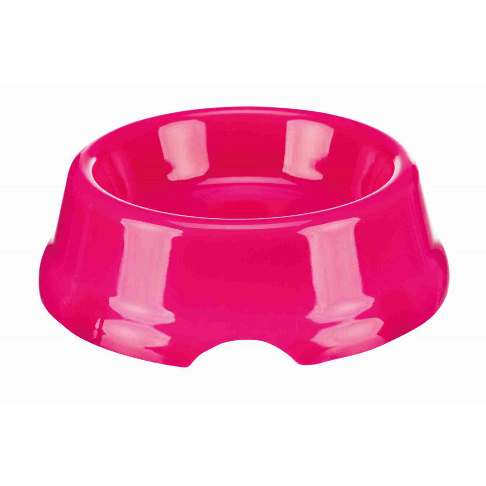 Gamelle en plastique 0,25l ø 10 cm couleur aléatoire pour chien ou chat