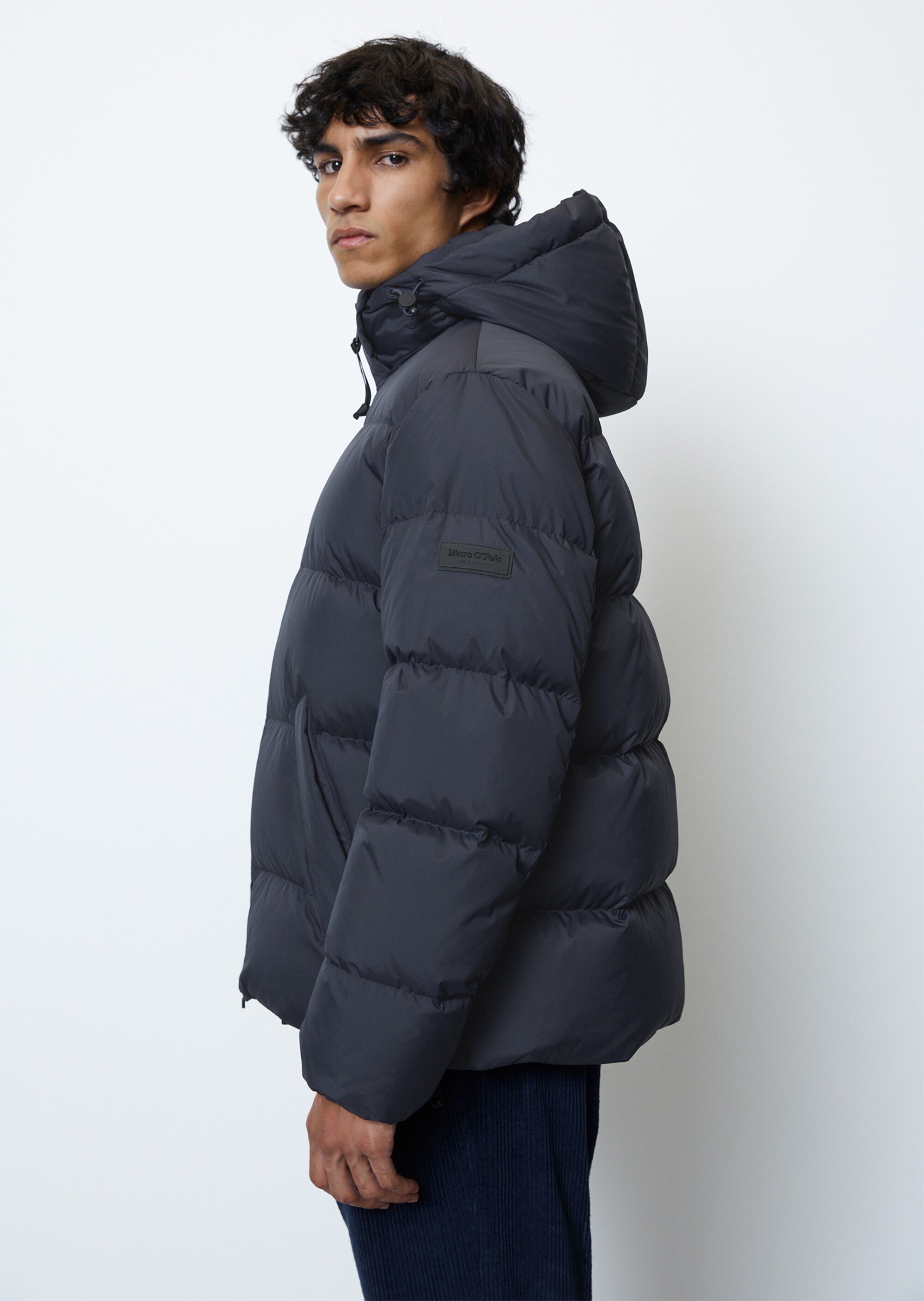Puffer-Daunenjacke regular mit wasserabweisender Oberfläche