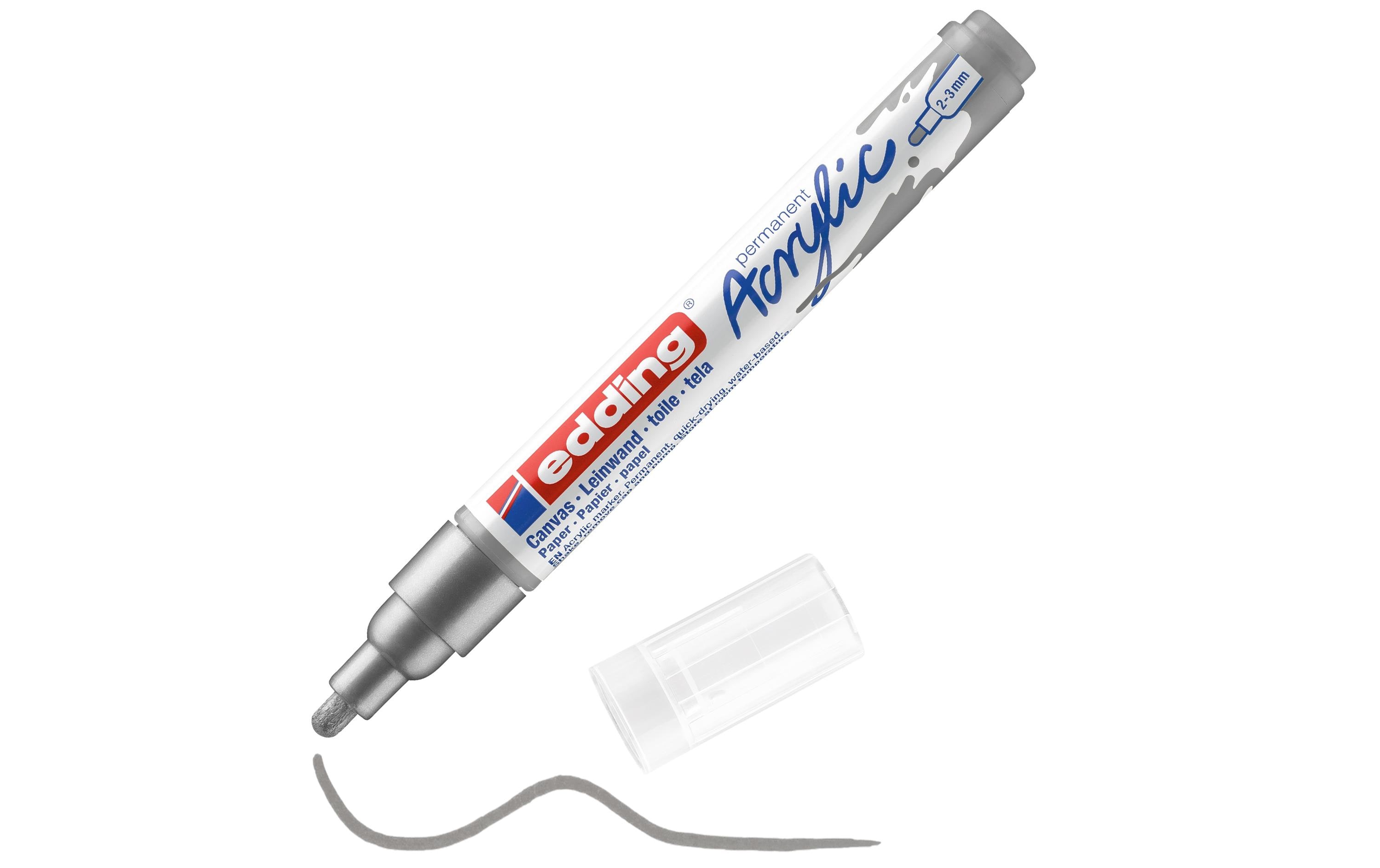 Acrylmarker 5100 Medium, SilberSchnelltrocknende Acrylstifte