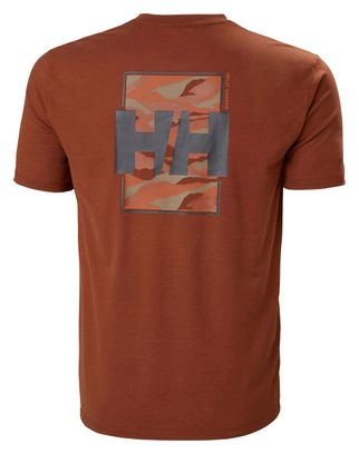 T-Shirt Helly Hansen Skog Recycled Graphic Rouge Homme