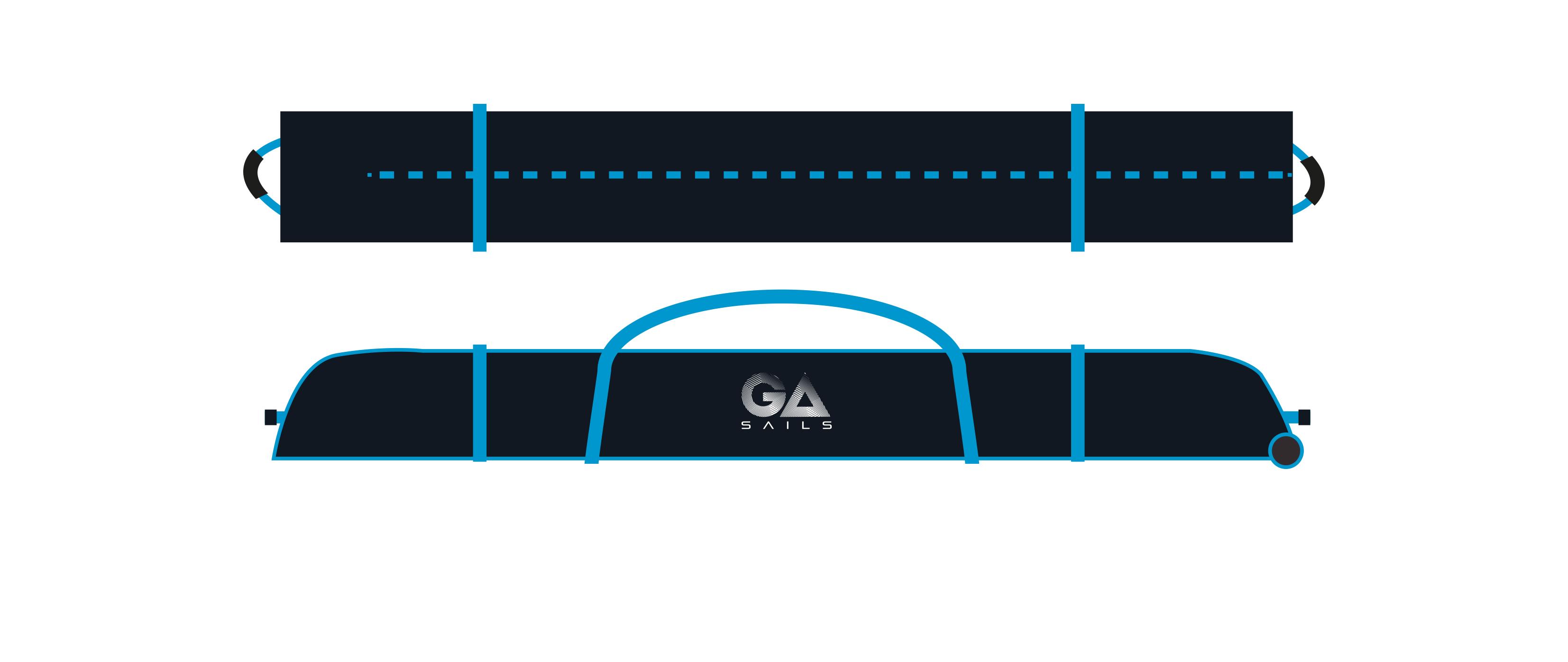 Gaastra / GA-Sails Quiver Sails Bag - 260 x 36 x 33.5