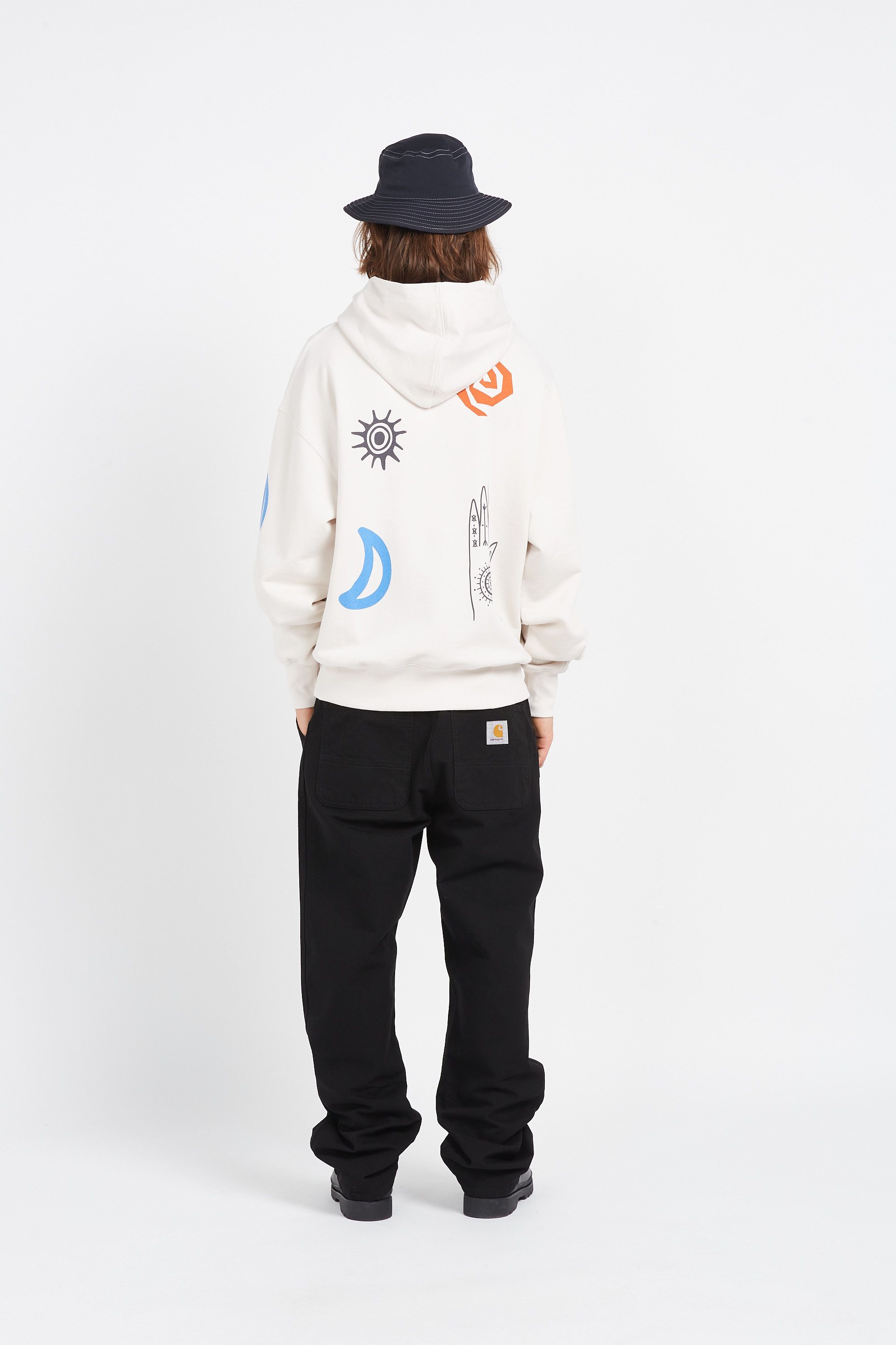 Daily Paper hoodie PUSCREN Beige