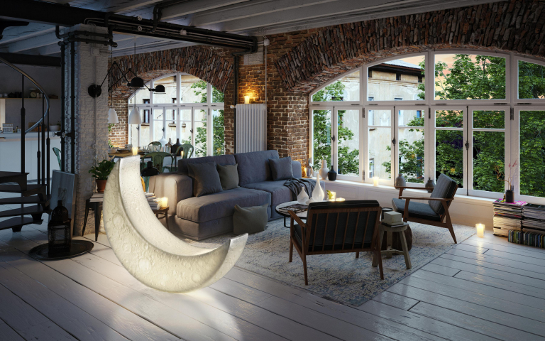 Seletti My Moon vloerlamp LED