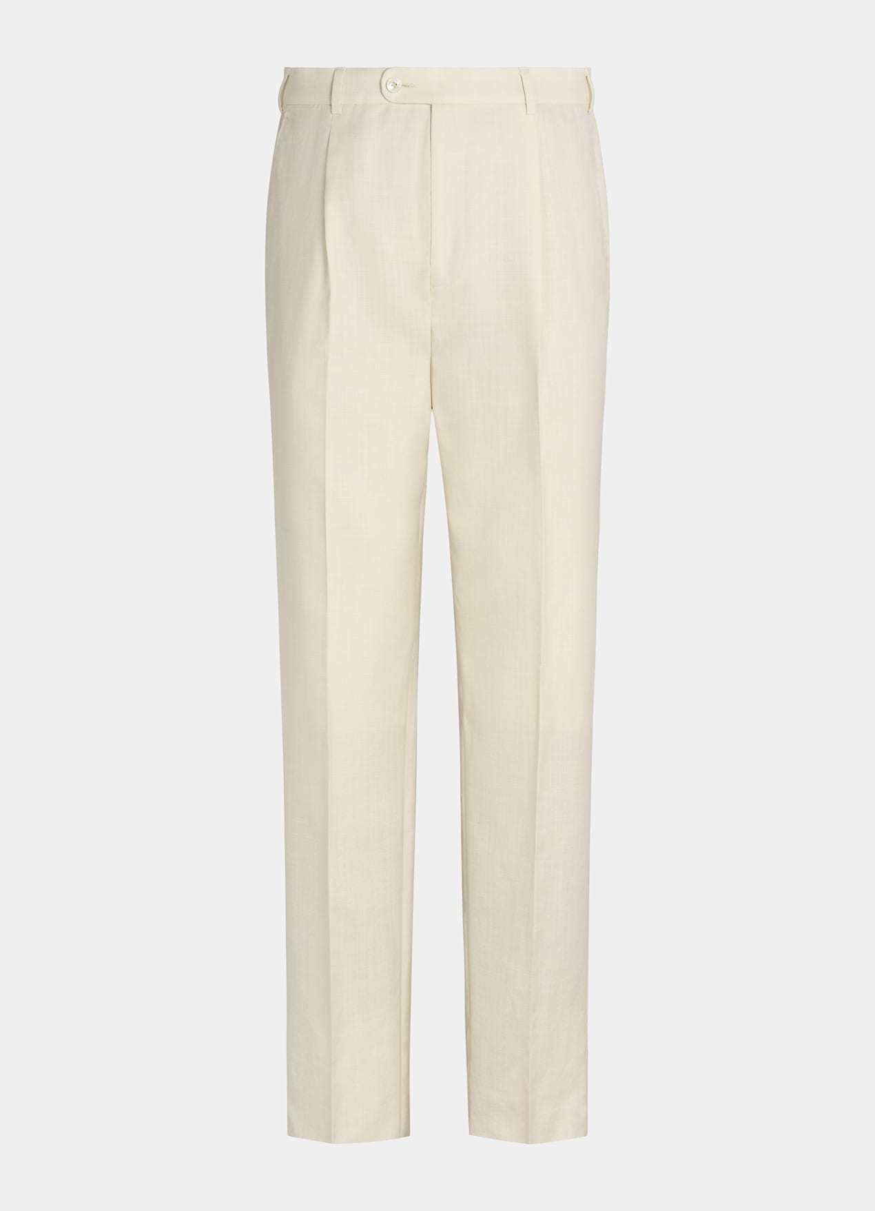 Costume Roma coupe Relaxed blanc cassé