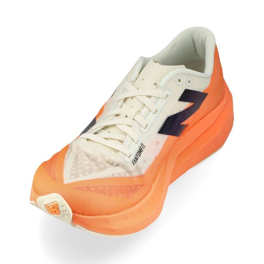 New Balance Chaussures de Running FuelCell Rebel V4 - Hot Mango/Blanc