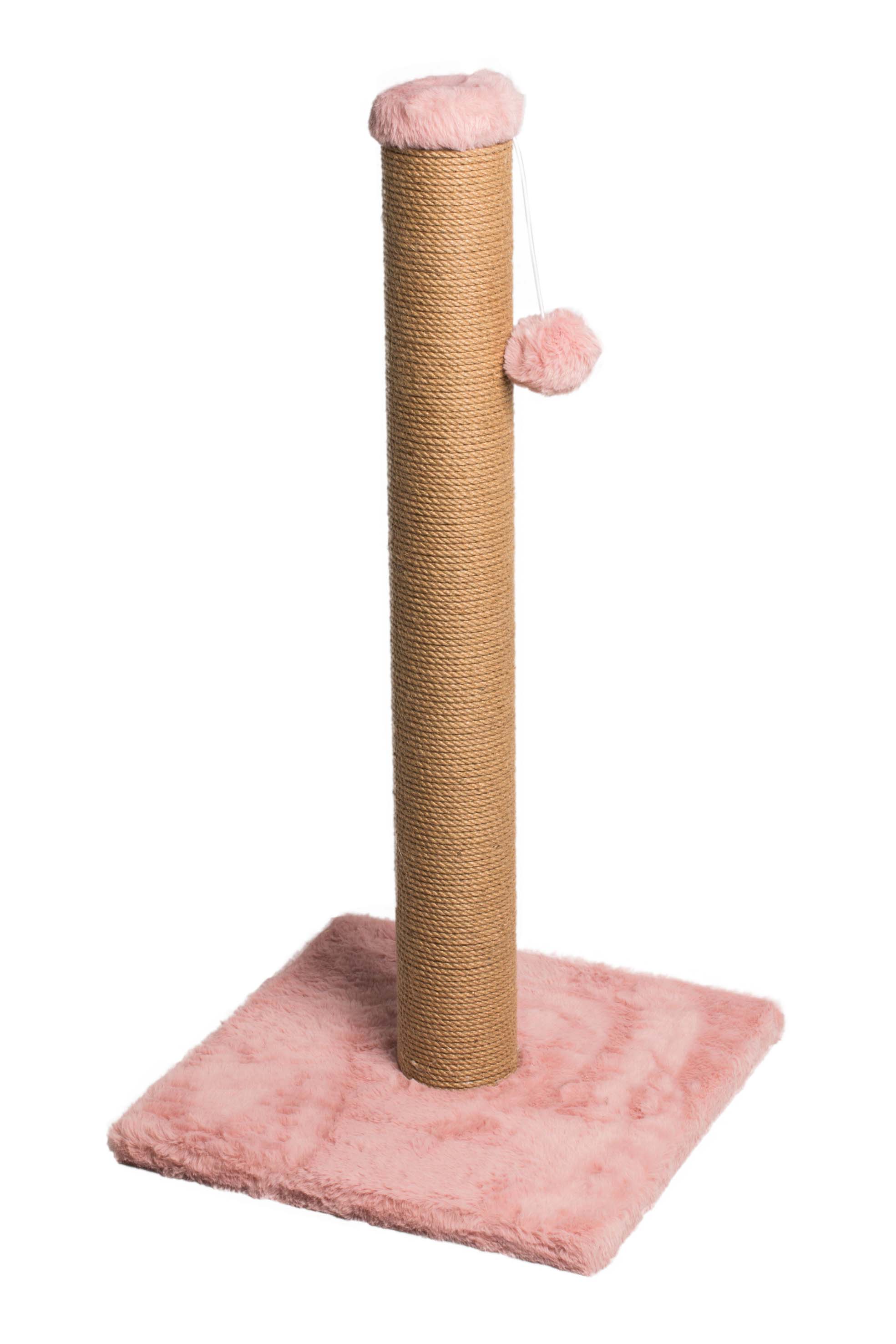 Arranhador para gatos WUAPU, 55 cm, rosa