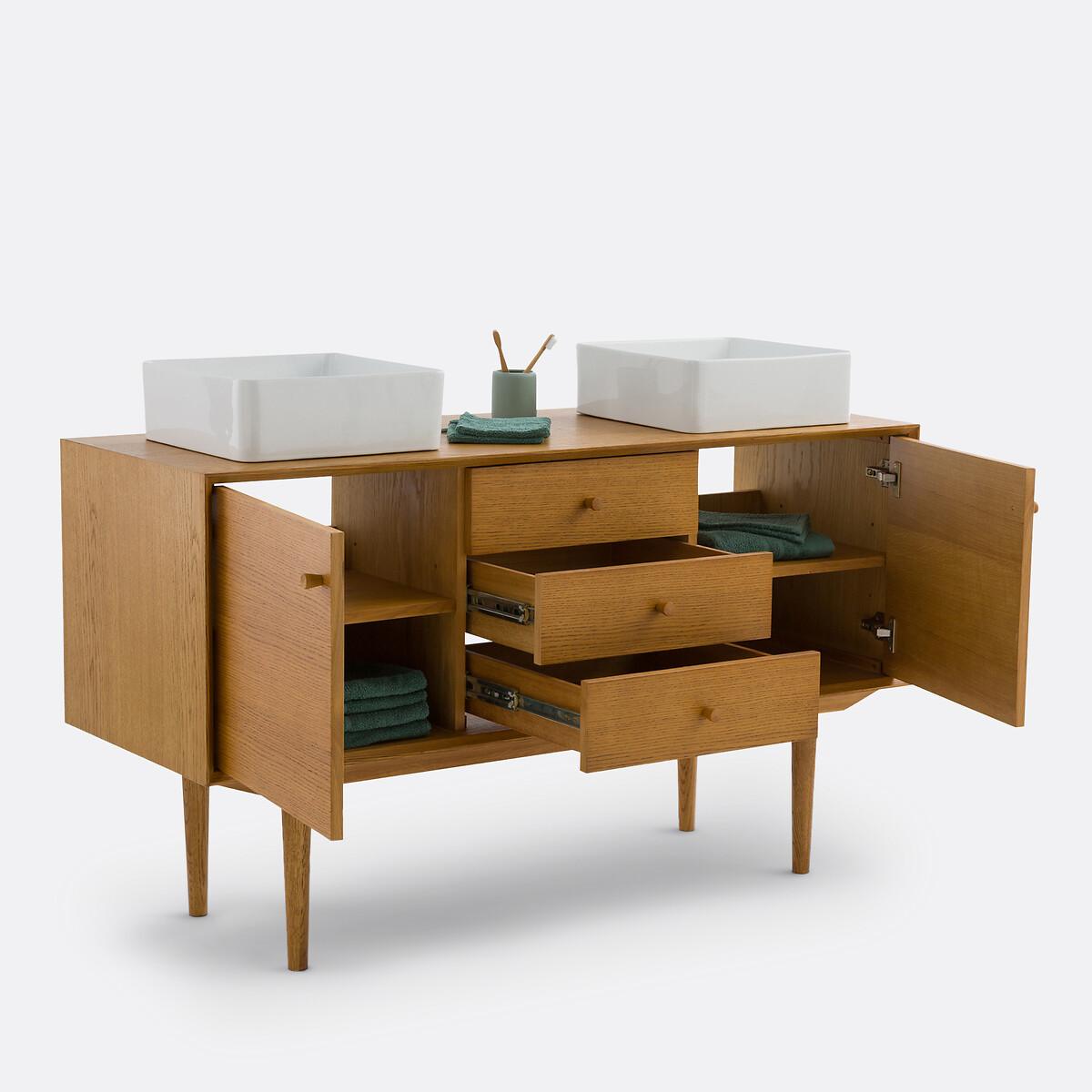 LA REDOUTE INTERIEURS<br>Móvel de banheiro vintage L140 cm, Quilda