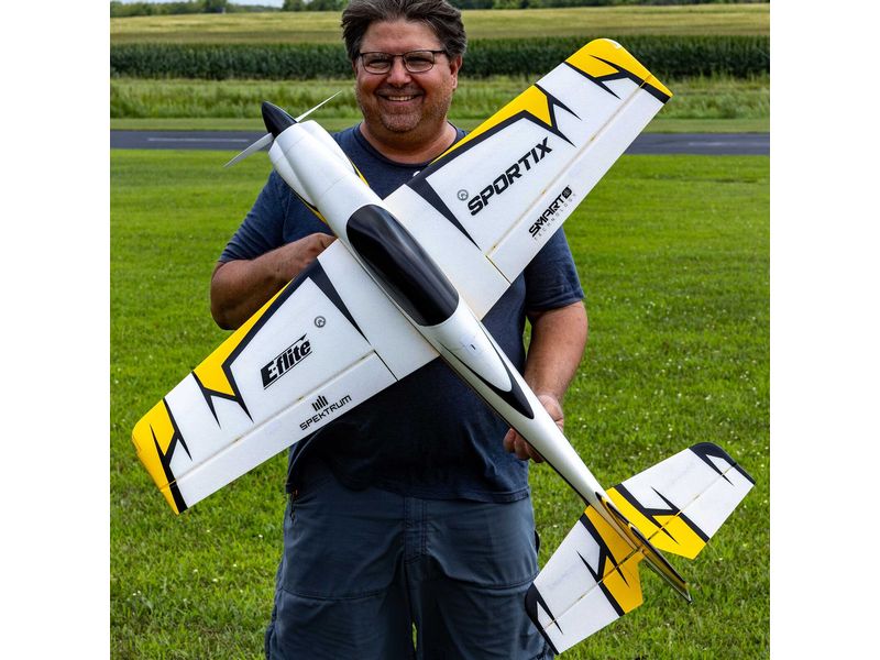 E-flite Flugzeug Sportix 1100 mm BNF AS3X  und SAFE Select Sportflugzeug mit hervorragendem Look und angenehmen Handling